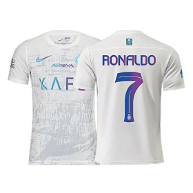 Jalkapallo Pelipaidat/Peliasut AL NASSR Ronaldo 7 Kolmaspelipaita 2023-24
